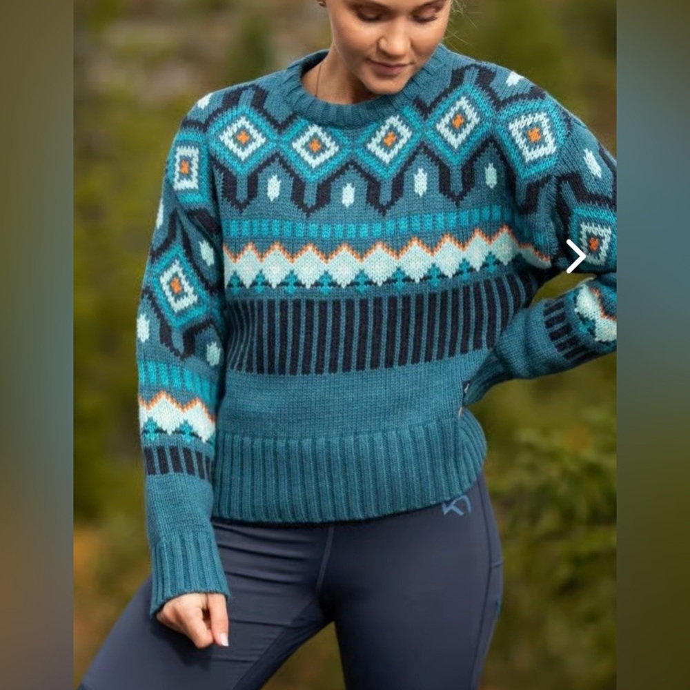 Kari Traa Molster Knit Sweater Wool Blend‎